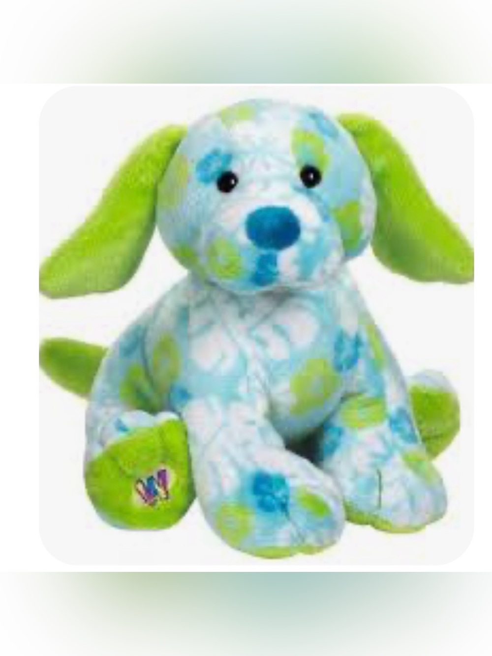 Ganz Webkinz Tropical Island Pup plush toy